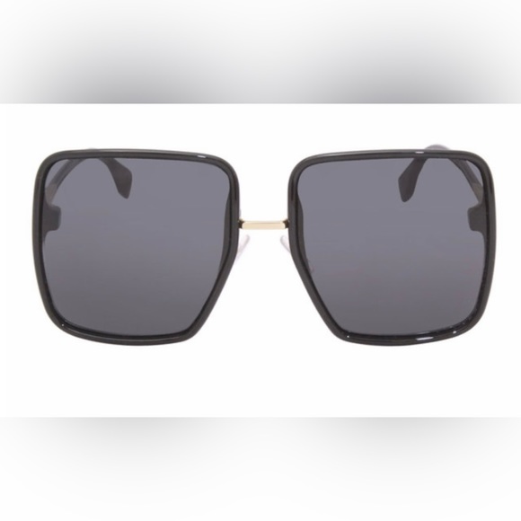 NWOT Authentic Fendi Oversized Square Shape Sunglasses - Picture 4 of 12